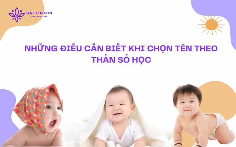 Những Điều Cần Biết Khi Chọn Tên Theo Thần Số Học