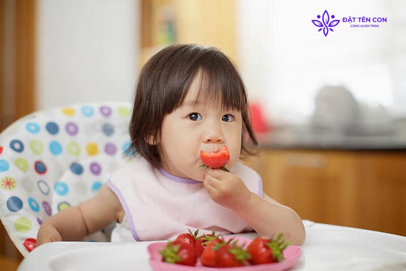 Biệt danh ở nhà cho bé gái theo các loại hoa quả