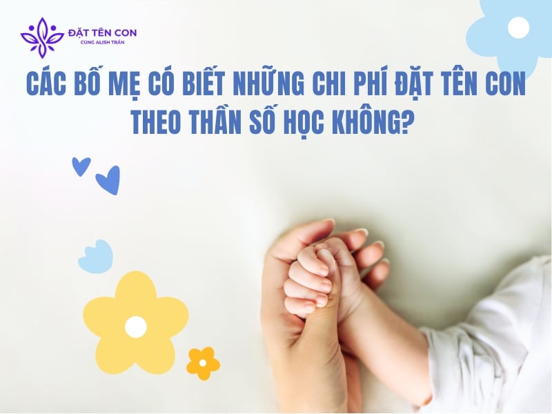 Các bố mẹ có biết những chi phí đặt tên con theo thần số học hiện nay không 