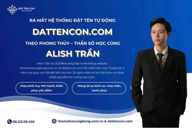 Giao diện dattencon.com