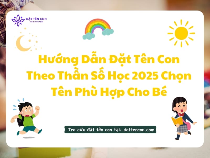 Hướng Dẫn Đặt Tên Con Theo Thần Số Học 2025 Chọn Tên Phù Hợp Cho Bé