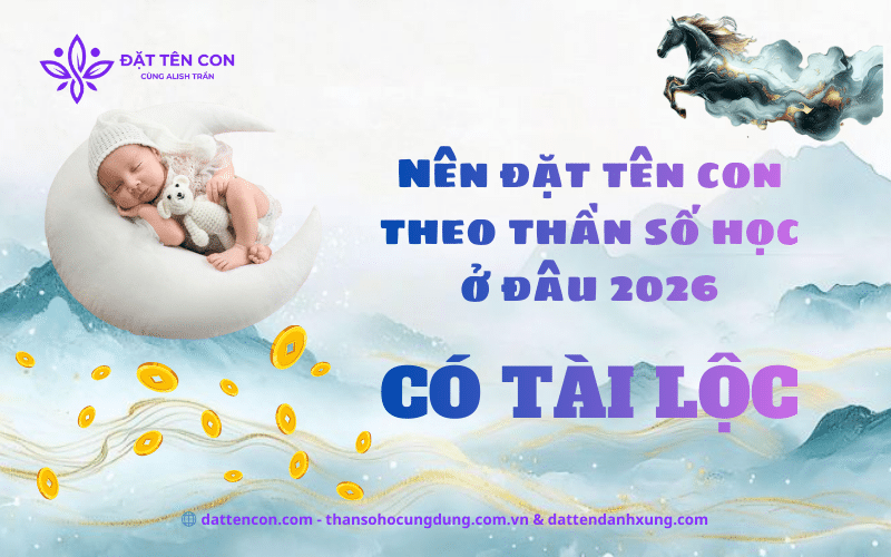 Nên đặt tên con theo thần số học ở đâu năm 2026 có tài lộc