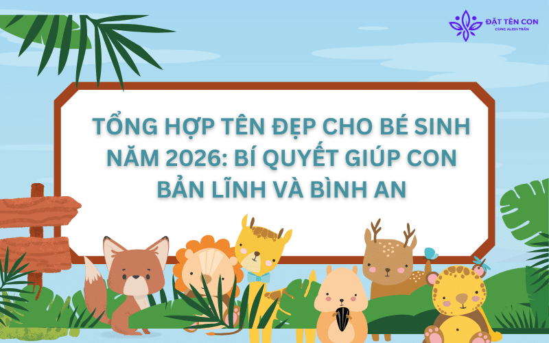 Tổng hợp tên đẹp cho bé sinh năm 2026 Bí quyết giúp con bản lĩnh và bình an