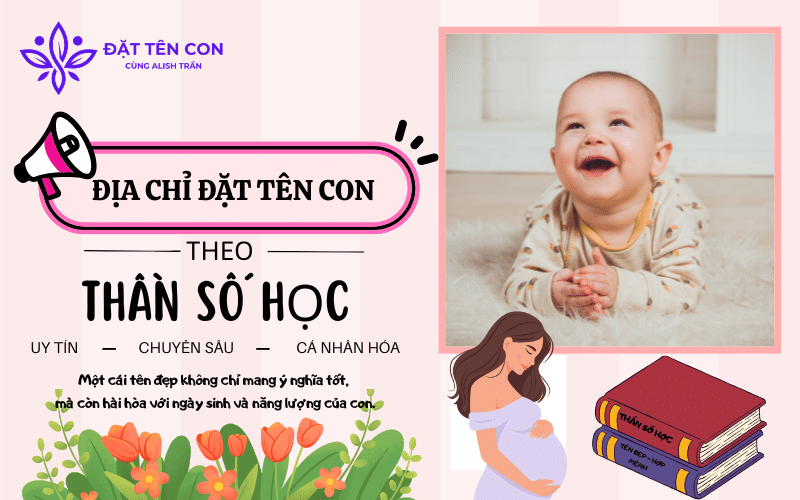 Địa chỉ đặt tên con theo thần số học