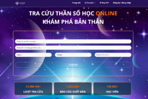 Hệ thống luận giải Thần Số Học Ứng Dụng